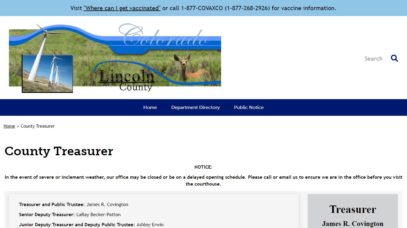 County Treasurer | Lincoln County